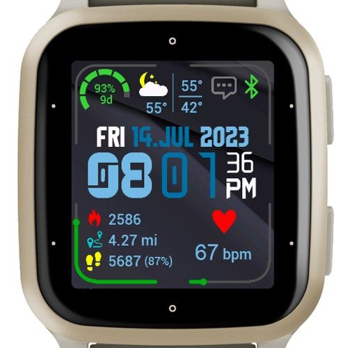 Garmin Watch Face: Easy